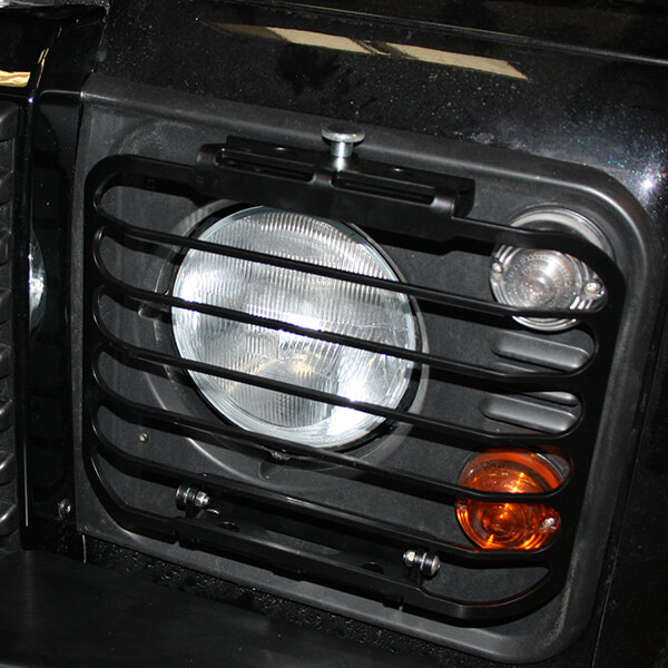 Headlight reflector for Land Rover Defender H4 TÜV new, CLEAR GLASS, Ersatzteile-Kategorien \ Beleuchtung \ Scheinwerfer