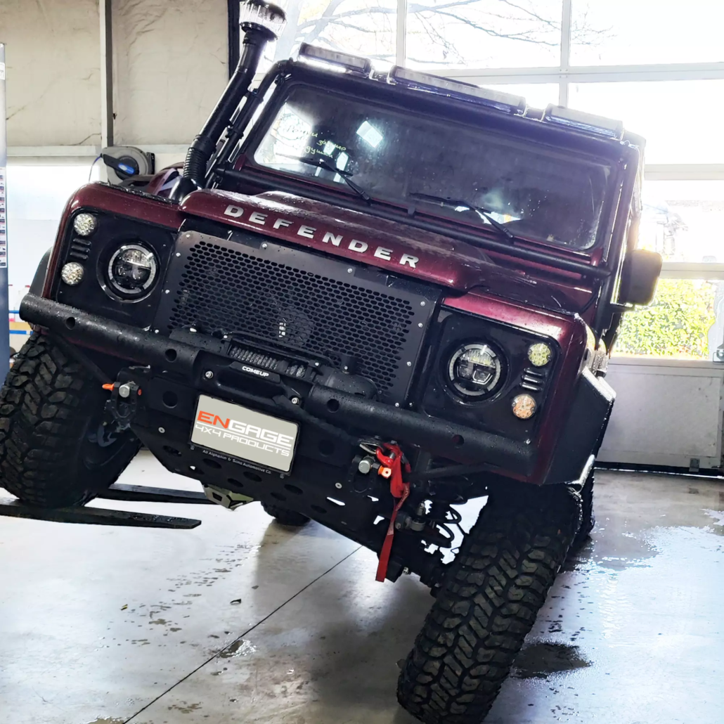 Defender mit Höherlegung